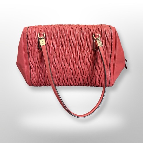 Coach Limited Edition Dark Pink Gather MADISON Satchel Leather - Picture 5 of 11