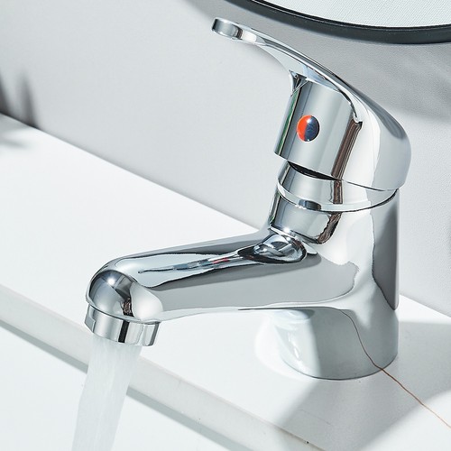 Waschtischarmatur Badarmatur Einhand Wasserhahn Bad Waschbecken Mischbatterie - Bild 5 von 9