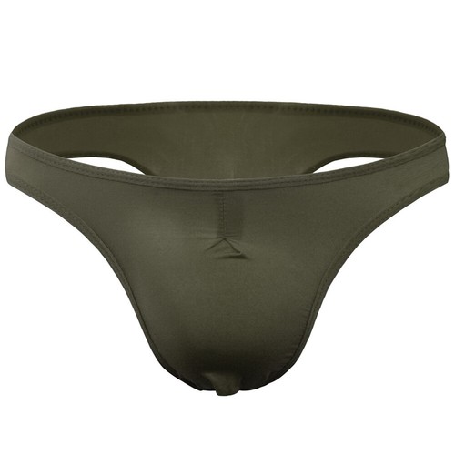 Men Ice Silk G-string Briefs Underwear Sexy Thongs Panties Underpants Lingerie ☋ - Picture 35 of 36