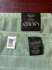 Ralph Lauren Washcloth, Luxury, Sanders Mint Green, Select, $19 NWT