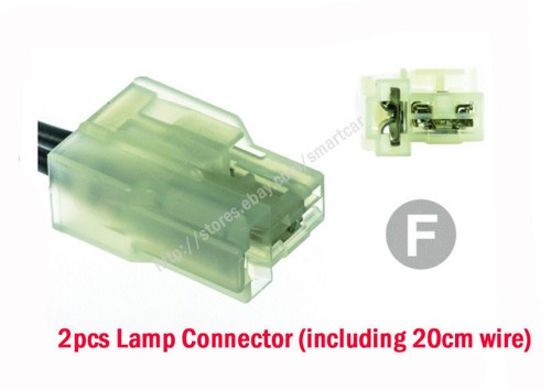 Lámpara de tocador para visor solar de 2 piezas + conector para Hyundai Santa Fe Sport 2013-2018 - Imagen 2 de 2