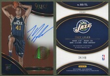 2015-16 Panini Select Signatures Rookie Copper Prizms #RS-TL Trey Lyles (34/49)
