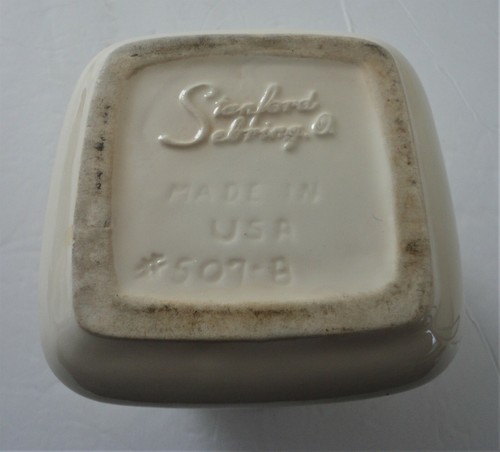 4 Piece MCM Modern Stanford Sebring Pottery Lucky Tea Set Teapot Creamer Biscuit - Picture 9 of 11