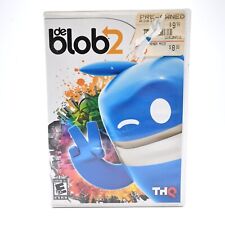 De Blob 2 Nintendo Wii Authentic Original Case No Manual Tested and Working