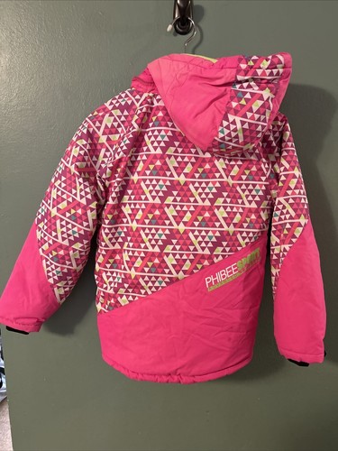 PHIBEE YPH82010 - Girl's Waterproof Pink/Neon Breathable Snowboard Ski Jacket 8 - Picture 3 of 7