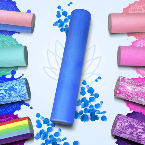 EVA Medium Density Foam Roller for Back - round Back Roller for Exercise, Yoga & - Picture 3 of 12