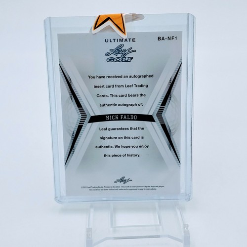 NICK FALDO 2012 LEAF ULTIMATE GOLF AUTO AUTOGRAPH PLUS OTHER CARDS. PO - Picture 4 of 7
