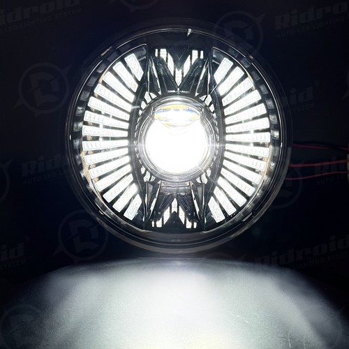7" inch LED Headlight DRL Sealed Beam For Yamaha V-Star XVS 650 950 1100 1300 - Picture 17 of 24