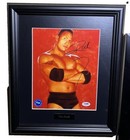 Dwayne Johnson Wrestling Original Autographed Photos