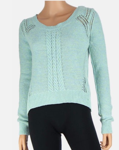 NUEVO Lote de suéteres con cable recortados Gap rosa y negro para mujer grandes L - Imagen 7 de 7