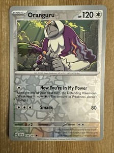 Oranguru 156/191 Reverse Holo Pokemon TCG: Surging Sparks Near Mint (NM)