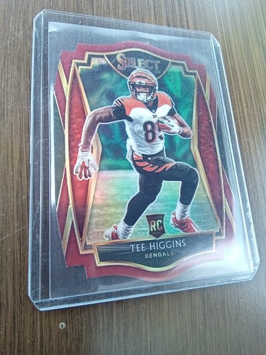 2020 Panini Select TEE HIGGINS #160 Red Die Cut RC Rookie MINT Card Diamond - Picture 3 of 6
