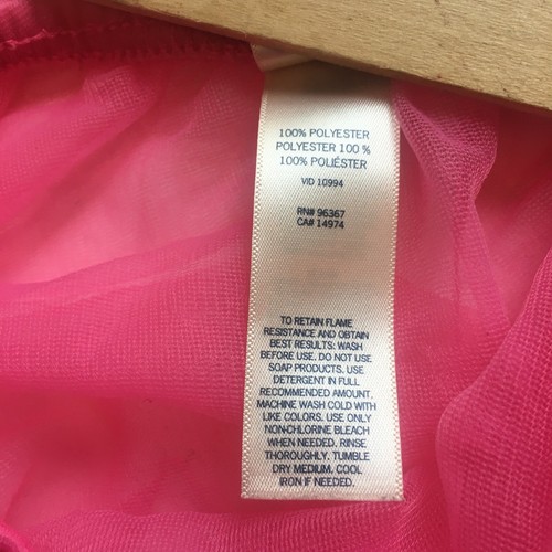 OshKosh B'Gosh Girls Pink Tulle Tutu Dance Cover Up Ballet Skirt Sz 6 Costume - Picture 10 of 22