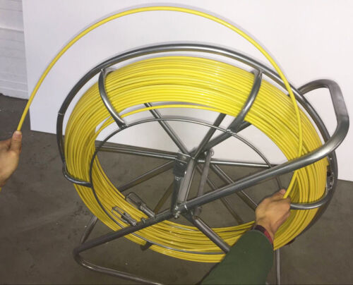New 10mm*150M Fish Tape Fiberglass Wire Cable Running Rod Duct Rodder Puller US - Picture 4 of 4