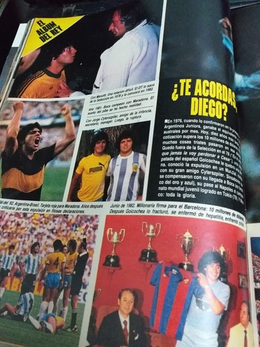 Diego Maradona gana el Mundial 86, Arg. Revista Especial, muchas fotos - Imagen 8 de 14