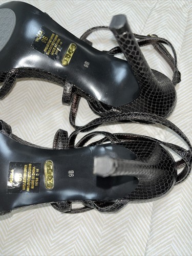 Ralph Lauren Womens Talulla High Heels Stiletto Dress Shoes Open Toe Sz 9B - Picture 11 of 16