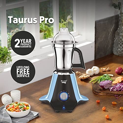 Preethi Taurus Pro Mixer Grinder - 1000 Watts Capacity - Picture 1 of 2