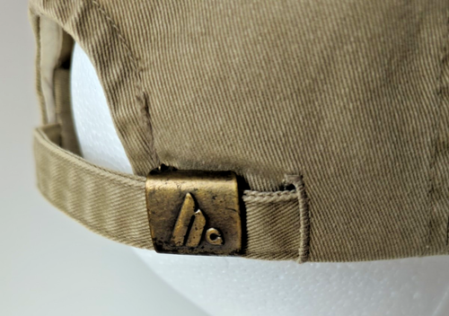 Los Angeles Strap Back Hat Cap One Size Beige Blue Bill Denim Buckle Adjusts Exc - Picture 5 of 10