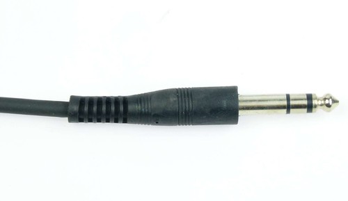 4 Patchkabel 90 cm Symmetrisch Stereo Klinke Kabel 6,3 mm Klinkenstecker schwarz - Picture 4 of 4