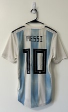 Argentina Jersey Home Player Version FIFA World Cup Russia 2018 Messi #10 (S)