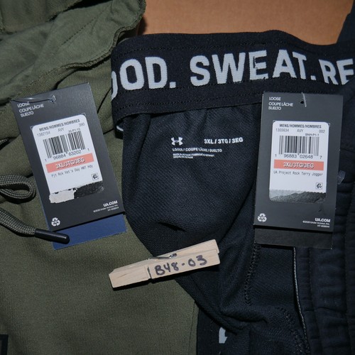 Under Armour Project Rock Sweatsuit Men's Size 3XL Hoodie and Joggers Set NWT - Picture 2 of 11