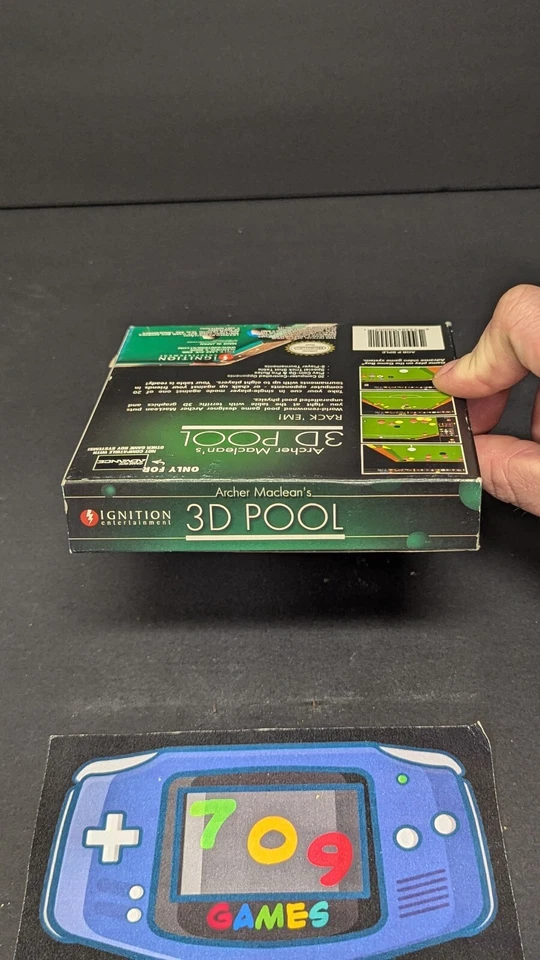 Archer MacLean's 3D Pool (Nintendo Game Boy Advance) GBA IN BOX BOXED - Image 3 of 4