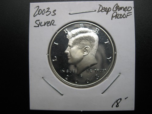 2003 S Kennedy Half Dollar Deep Cameo Silber PP !!! - Bild 3 von 3