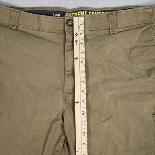 Lee Extreme Comfort Jean Men 42W 27L Beige Straight Leg - Picture 3 of 9