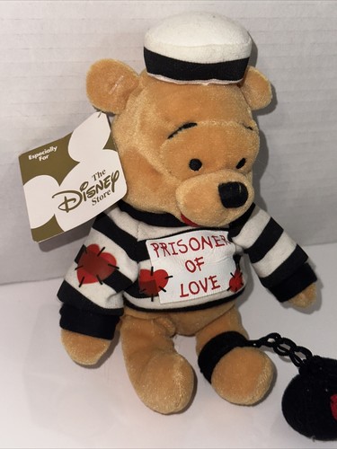 "Mini bolsa de frijoles de felpa PRISIONER OF LOVE POOH Winnie the Pooh 8"" A26" de Disney Store - Imagen 7 de 18