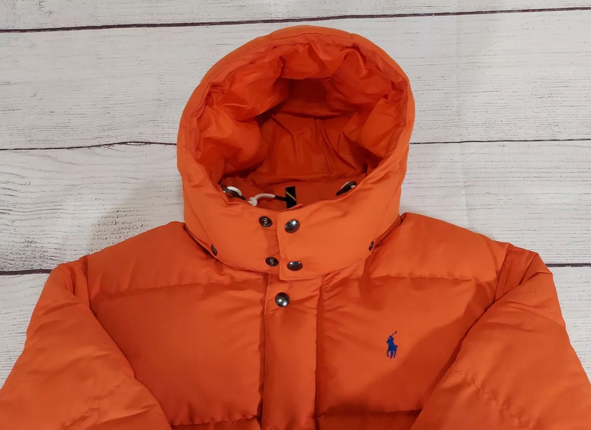 Orange top polo coat