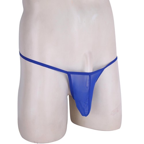 Herren String Tangas transparente Unterwäsche Low Rise Slips Bikini G-String - Bild 7 von 74