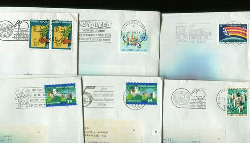 27 Belege  UNO Wien  - Bedarfspost  ( 44372 ) - Bild 1 von 4