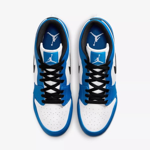 Nike Air Jordan 1 Low TD FJ6245-104 Mens White Black Royal Football Cleats FD748 - Bild 12 von 24