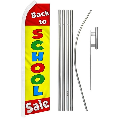 Sales Venta Huge Deals Variations Swooper Advertising Banner Flag Pole Kits - Picture 32 of 33