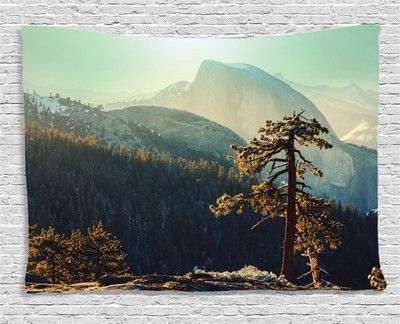 Farm Tapestry Yosemite National Park Print Wall Hanging ...