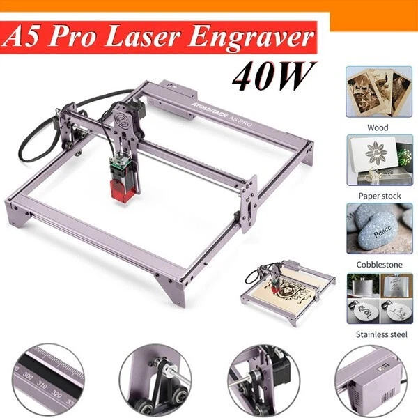 ATOMSTACK A5 Pro 40W Lasergravur-Schneidemaschine für Holz Metall EU - Bild 2 von 4