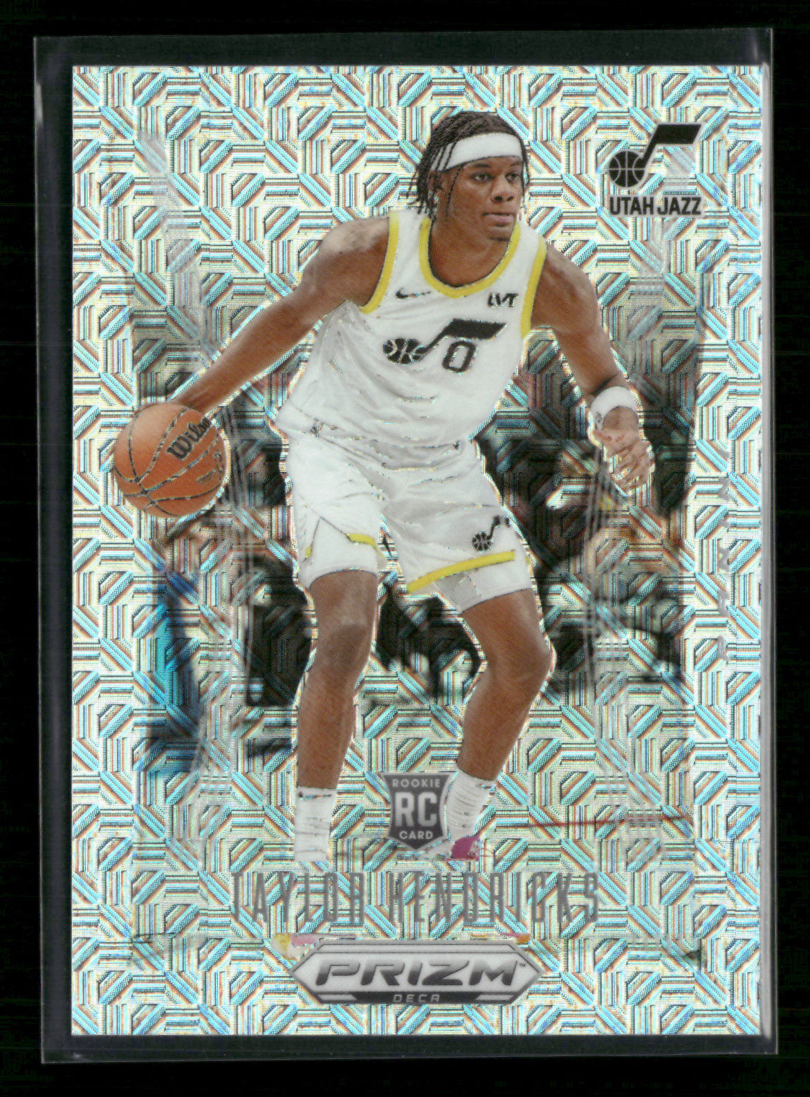 2023-24 Panini Prizm Deca Taylor Hendricks RC Silver Mojo 02/25 [dbC55