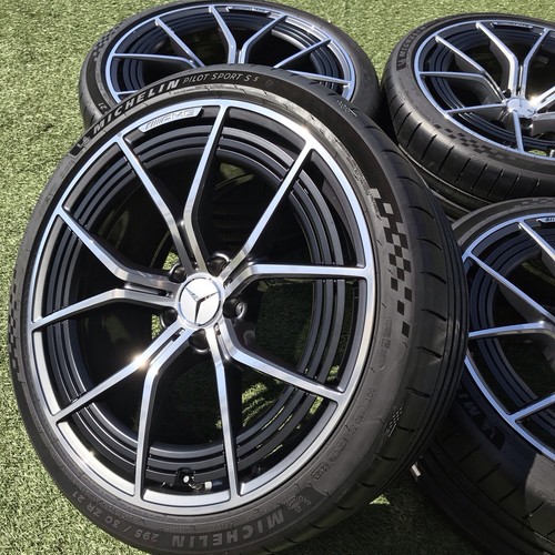 MERCEDES AMG GT 2025 RIMS TIRES TPMS NEW SET 4 OEM 1924011100 - Picture 21 of 24