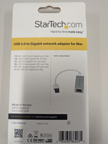 USB 3.0 auf Gigabit Netzwerkadapter für Mac - Bild 2 von 2