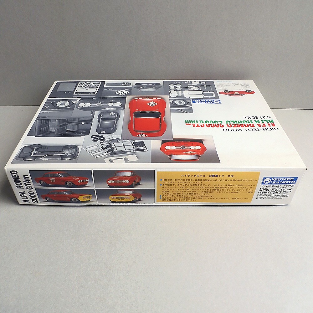 Vintage GUNZE 1/24 High-Tech Model ALFA ROMEO 2000 GTA m Rare | eBay