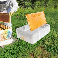 Beekeeping Honey Harvesting Tool Honey Container Honey Collecting Set W/Tray
