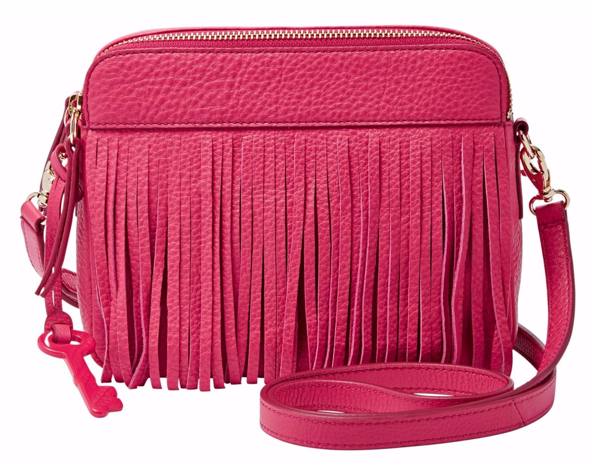 Fossil fringe purse discount