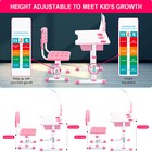 Writing Home Children's Chair Desk Table d Set Adjustable Kids’ Compact and