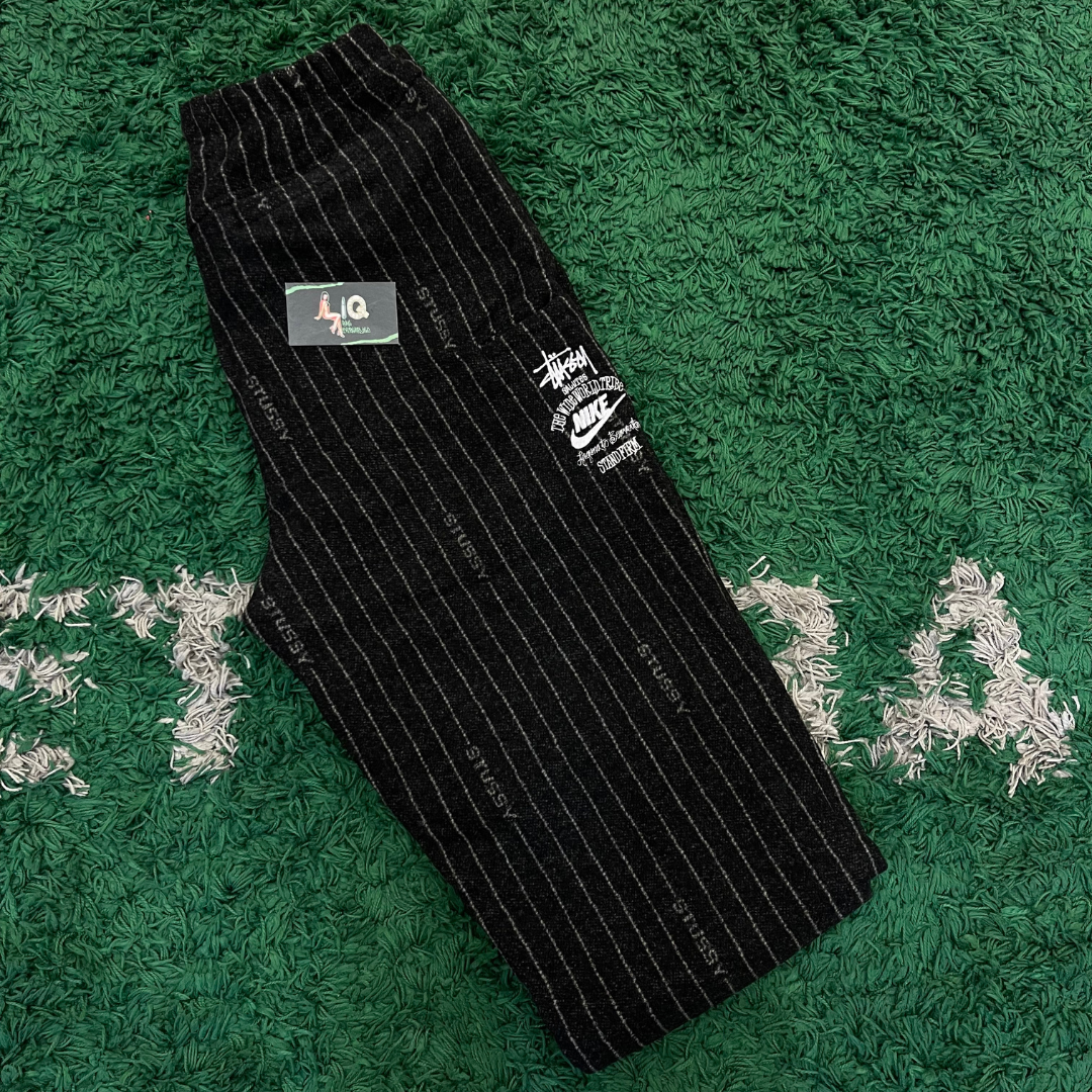 Nike x Stussy Striped Wool Pants (Black)