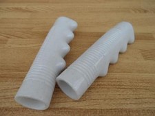 White Sparkle Krate Vintage Schwinn Stingray Type Bike Grips Lowrider Bicycle