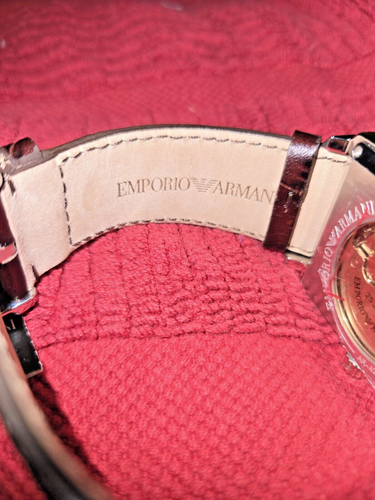EMPORIO ARMANI Meccanico AR4229 Men's Watch N.I.B., Never Worn! - Picture 9 of 10