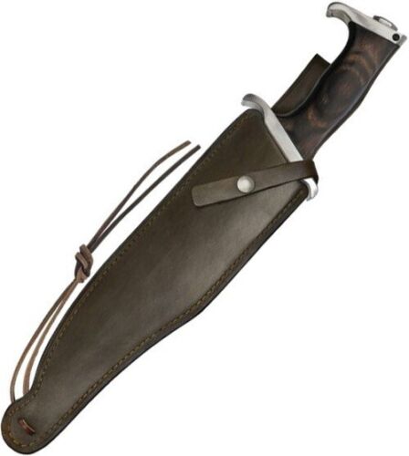 United Cutlery Replica Hibben III Knife 11.88" 7Cr13 Steel Blade Wood Handle - Picture 4 of 7