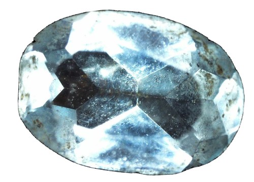 Aguamarina natural sin tratar azul de Brasil 0,45 quilates - Imagen 7 de 10
