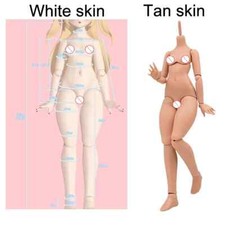 1/4 Doll Body Parts 45cm Skin Jointed Soft Girl Dress Up Toy Gift No Clothes