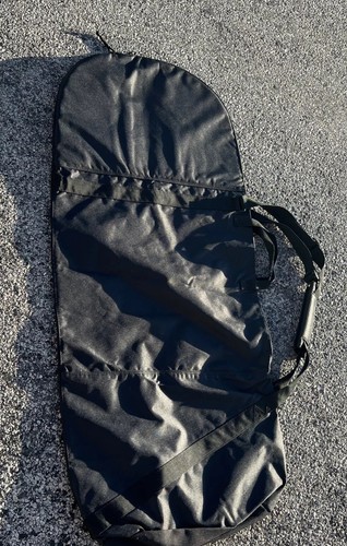 EDDIE BAUER BLACK SOFT CANVAS GOLF AIRPLANE TRAVEL CARRY BAG - Picture 6 of 10